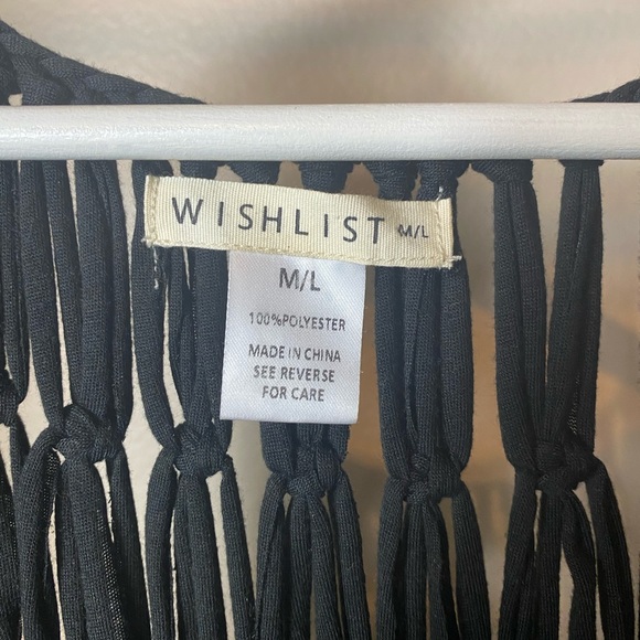 Crochet Long Beaded Vest - Picture 4 of 5